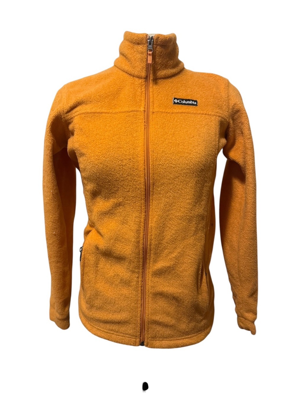 Columbia Women's Bright Orange Teddy Fleece Full-Zip Jacket